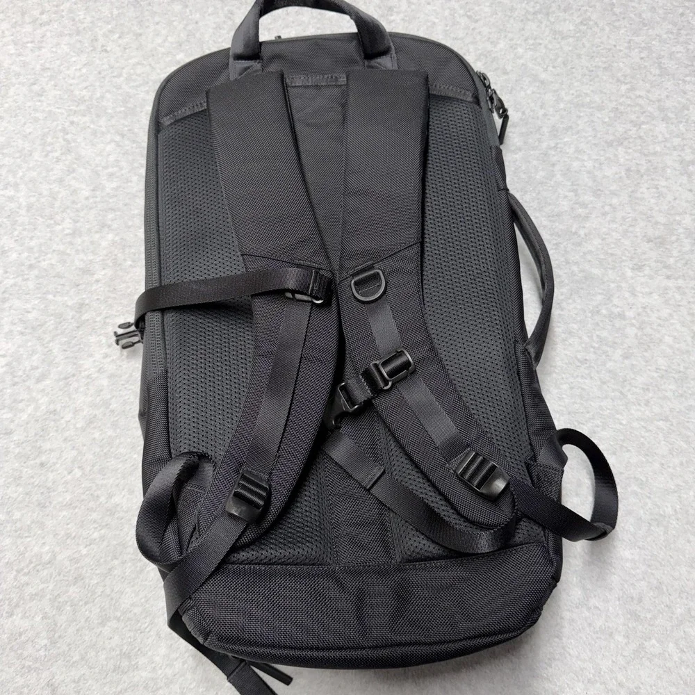 Aer Black Duffel Pack 2 Backpack Cordura Ballistic Nylon Travel Bag Mens Gym